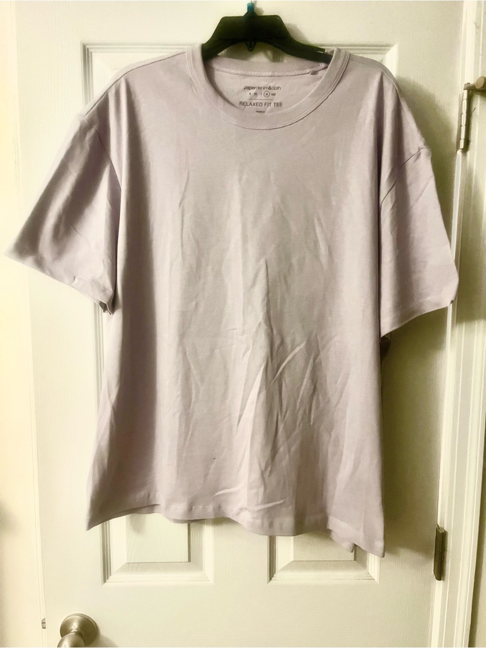 Paper Denim & Cloth Relaxed Fit Tee in Light Lavender
